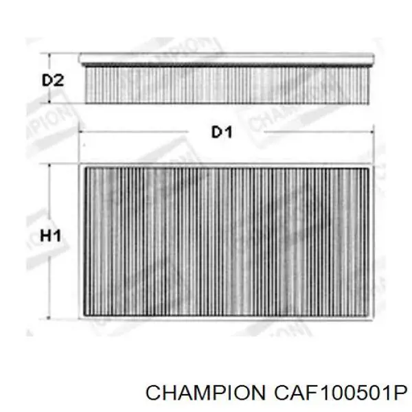 Элемент воздушного фильтра Champion CAF100501P цена, от 4.35 USD