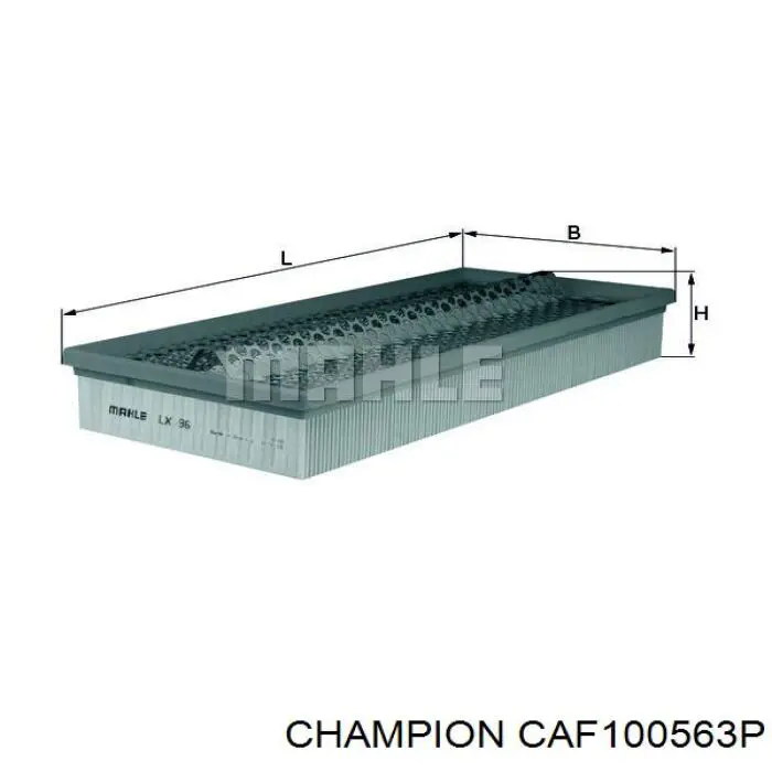 Фильтр воздушный Champion CAF100563P