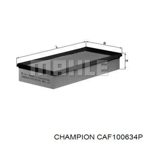 Filtro de aire CAF100634P Champion