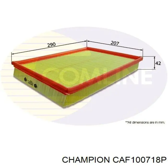 Воздушный фильтр CAF100718P Champion