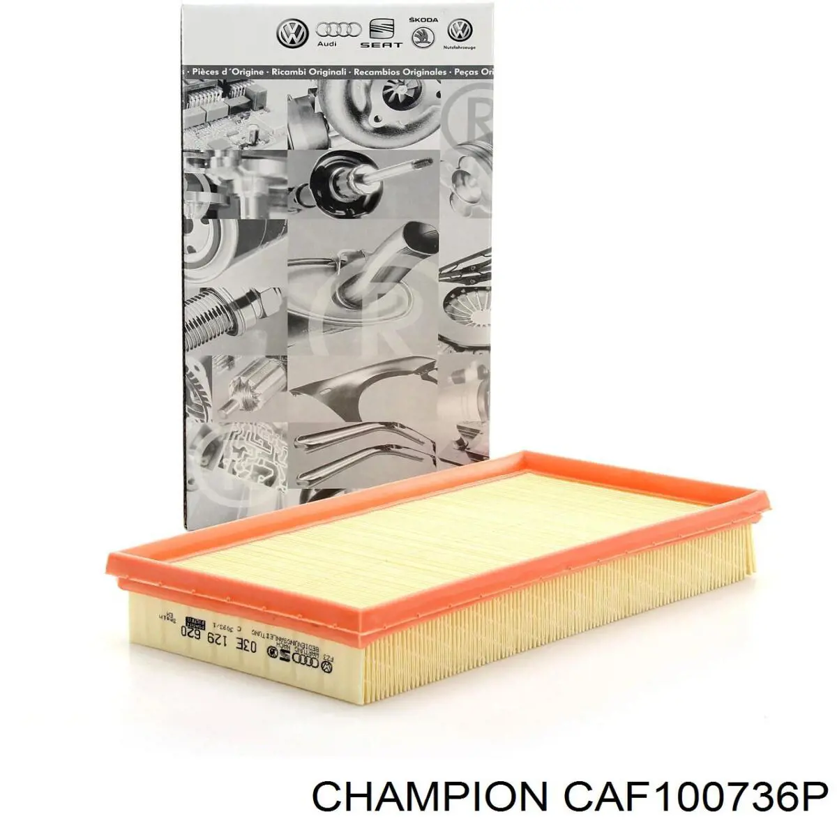Купить CAF100736P Champion Автомобильный фильтр воздуха