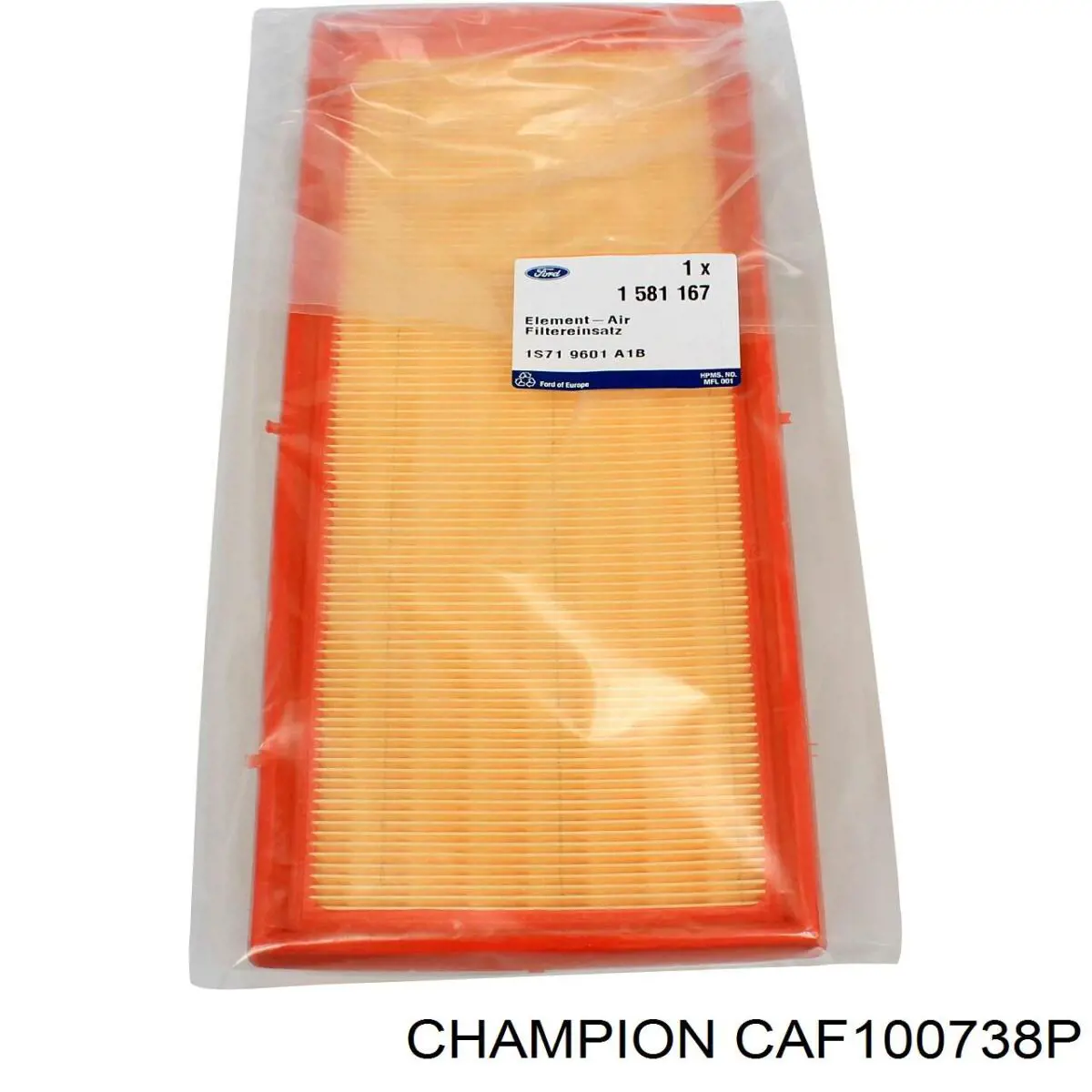 Купить CAF100738P Champion Автомобильный фильтр воздуха