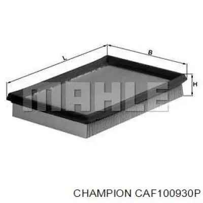 Воздушный фильтр CAF100930P Champion