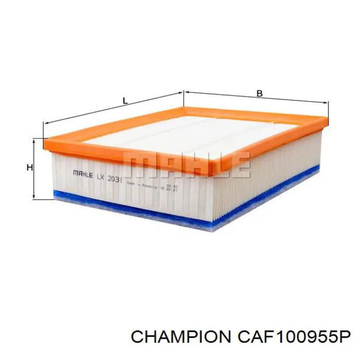 Фильтр воздушный Mfilter K7104