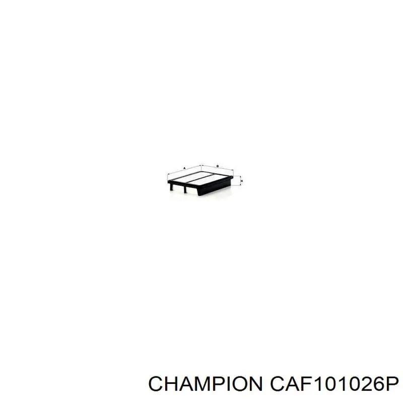 Filtro de aire CAF101026P Champion