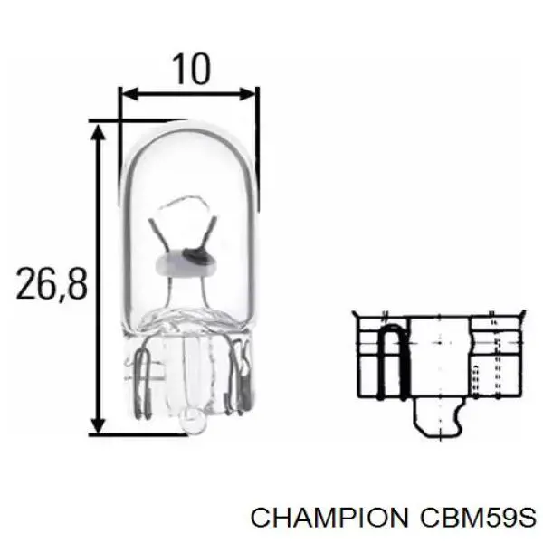 CBM59S Champion лампочка