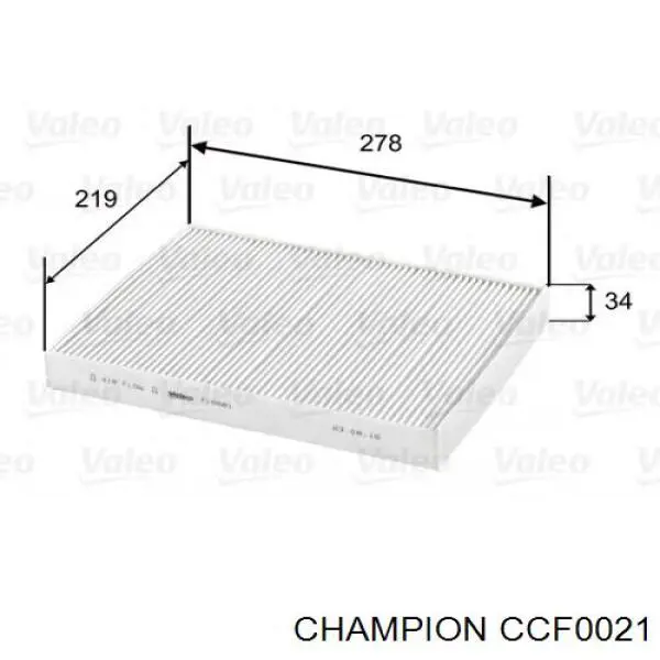 Фильтр салона 6080031 Kamoka