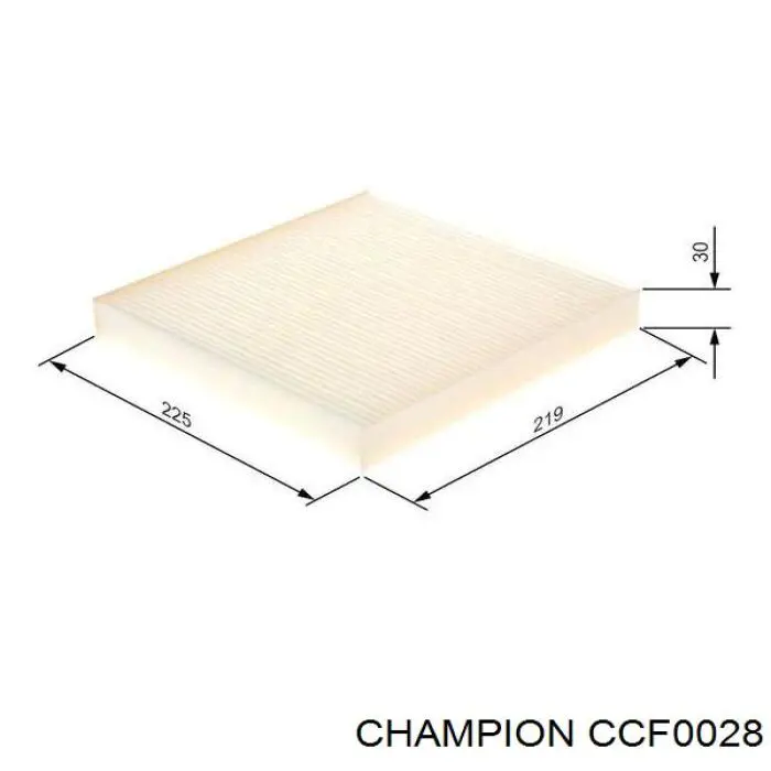 Воздушный фильтр салона Champion CCF0028