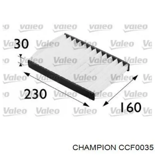 CCF0035 Champion фильтр салона