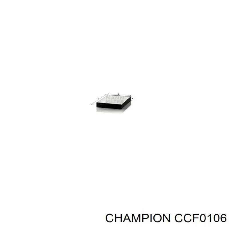 Фильтр воздушный отопителя Champion CCF0106 цена, от 7.99 USD