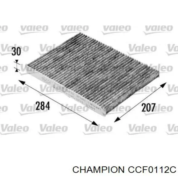 Купить CCF0112C Champion Фильтр салона угольный
