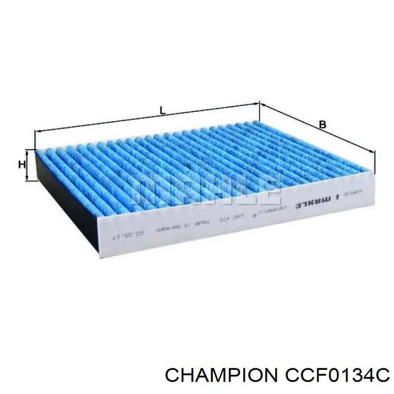 Воздушный фильтр салона Champion CCF0134C