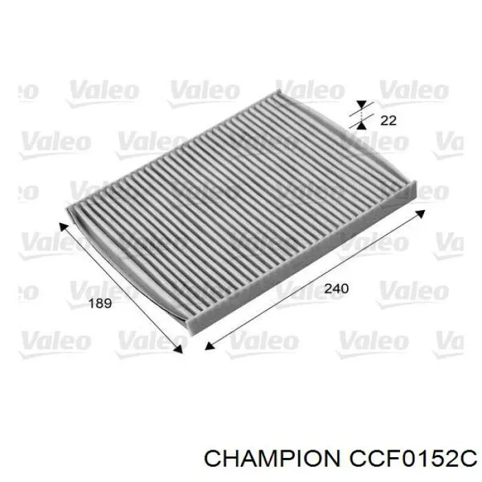 Фильтр салона CCF0152C Champion