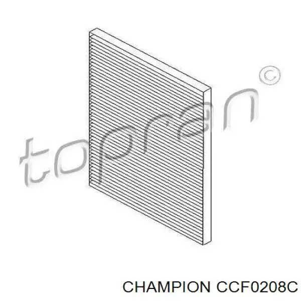 Фильтр салона CCF0208C Champion