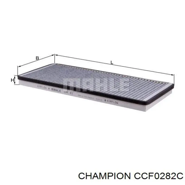 CCF0282C Champion filtro de salão