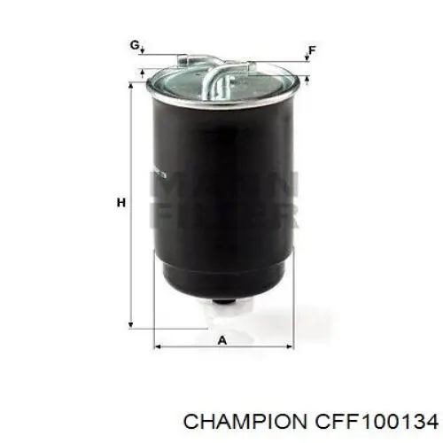 Топливный фильтр CFF100134 Champion