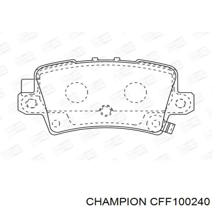 Filtro combustible CFF100240 Champion