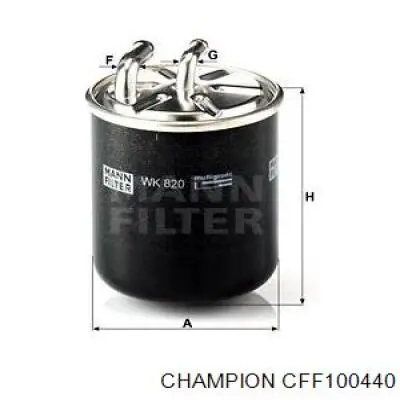 Купить CFF100440 Champion Фильтр-отстойник топлива грубой очистки