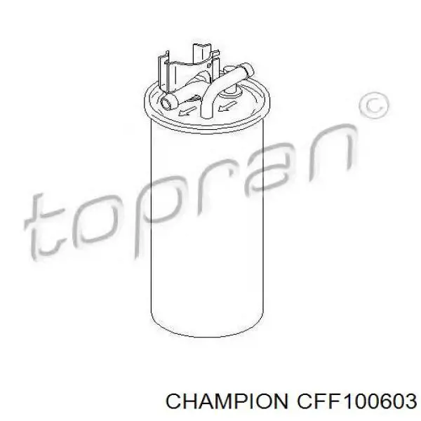 Топливный фильтр 587069 VALEO
