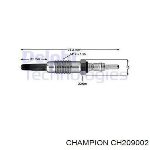 Свечи накала KP048 Kamoka