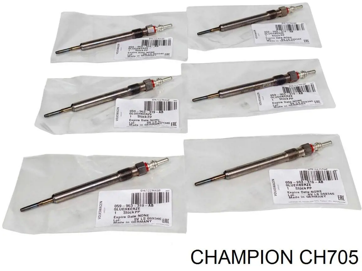 Свечи накала DP57 NGK