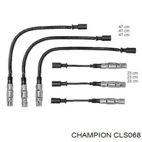 CLS068 Champion fios de alta voltagem, kit