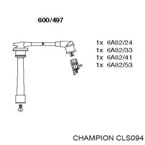 Купить CLS094 Champion Провода высокого напряжения