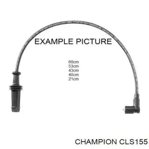 CLS155 Champion fios de alta voltagem, kit