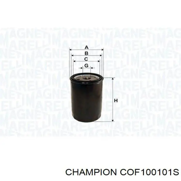 Фильтр масла Champion LS180