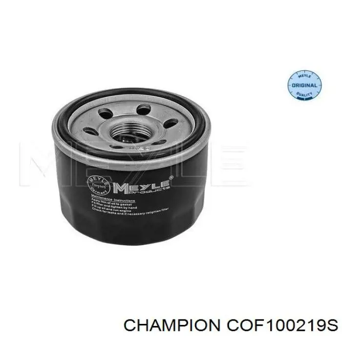 COF100219S Champion filtro de óleo