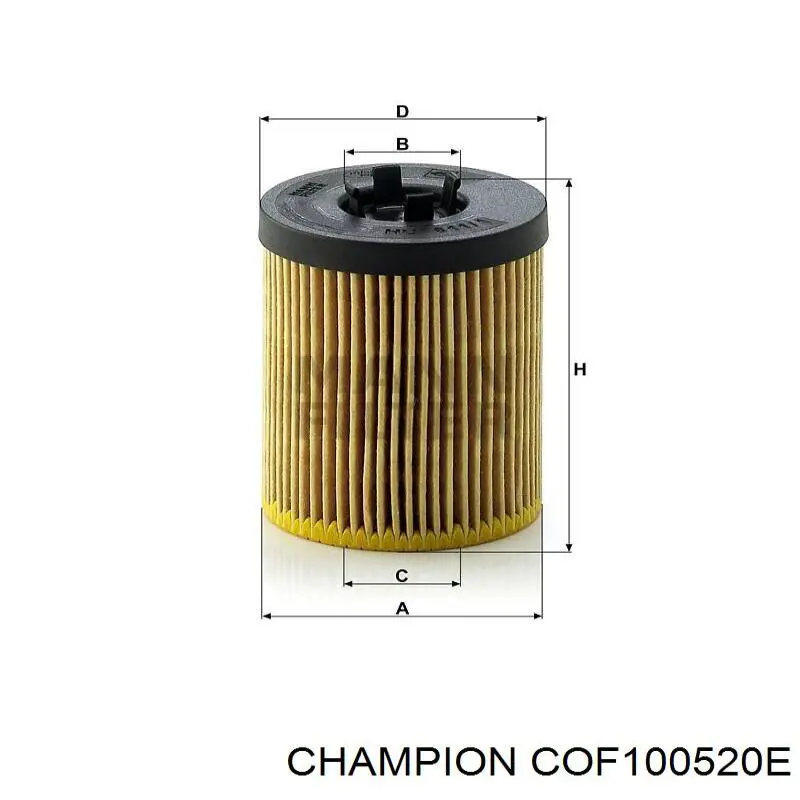 Корпус масляного фильтра COF100520E Champion
