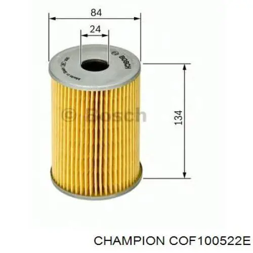 OC3013 Hexen масляный фильтр
