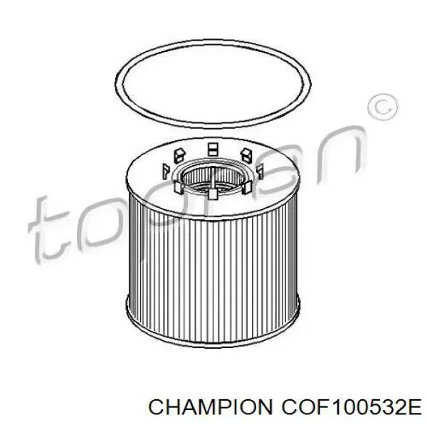 Масляный фильтр COF100532E Champion