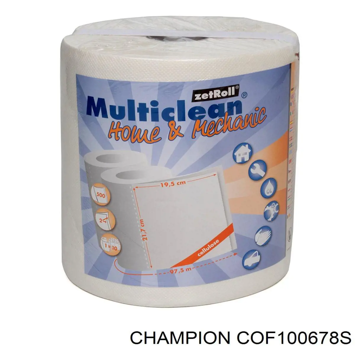 Фильтр очистки масла центробежный Champion COF100678S цена, от 6.32 USD