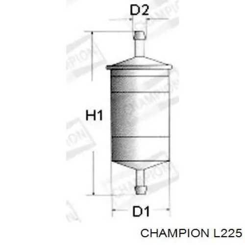 L225 Champion топливный фильтр