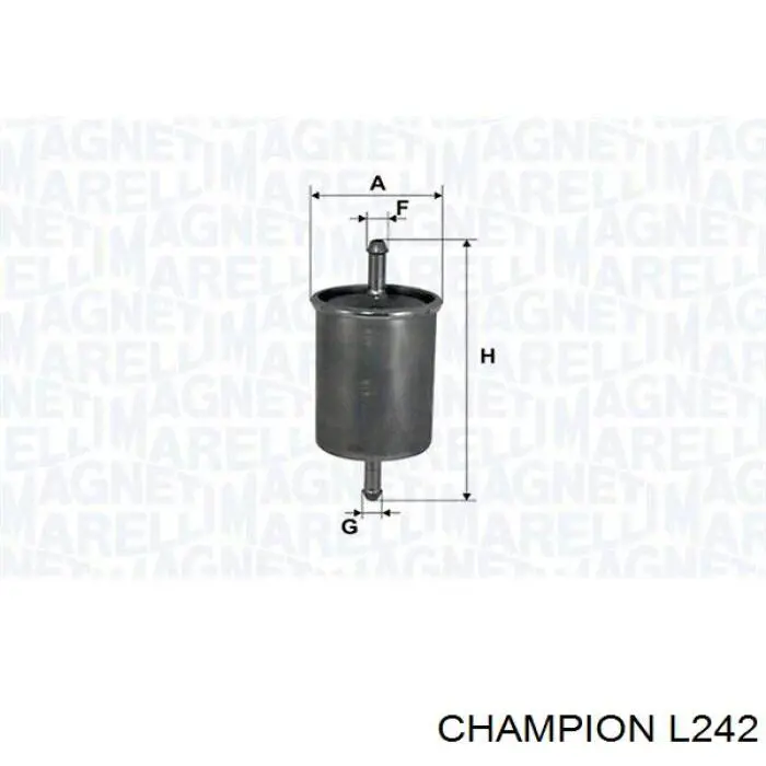 L242 Champion топливный фильтр