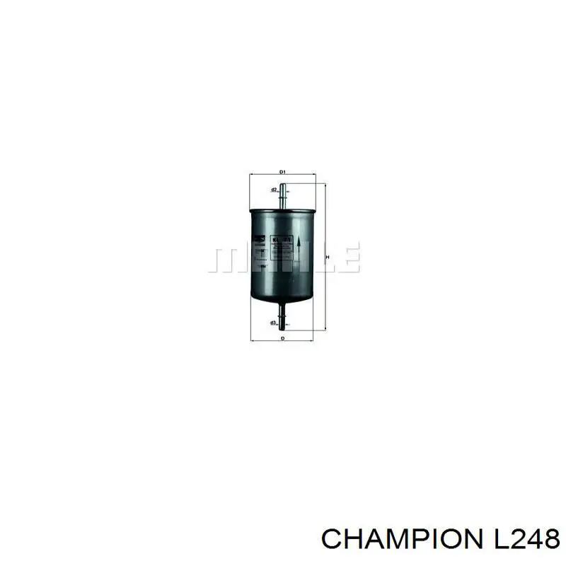 L248 Champion топливный фильтр