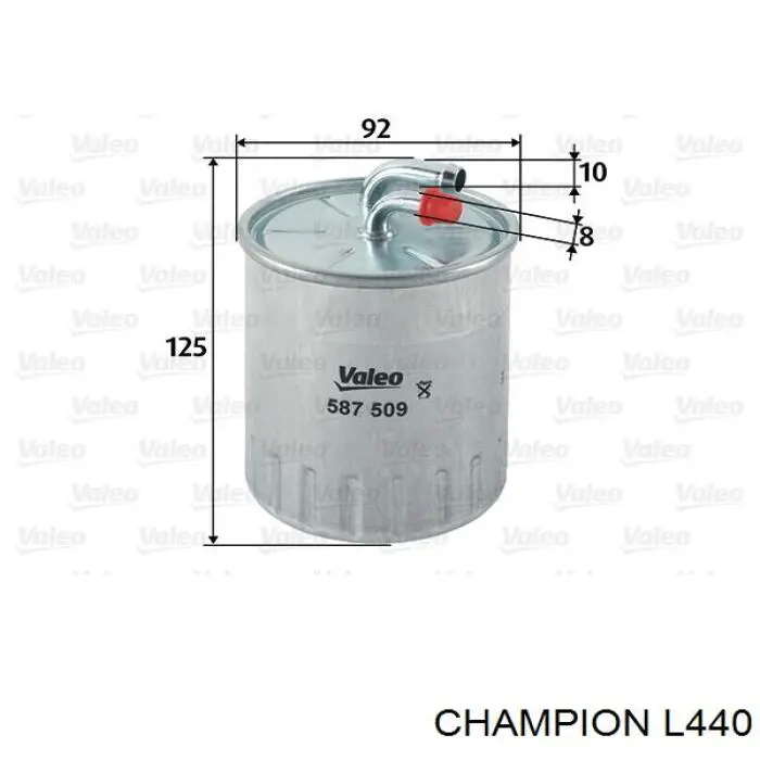 L440 Champion топливный фильтр
