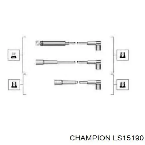 Купить LS15 Champion Провода высокого напряжения