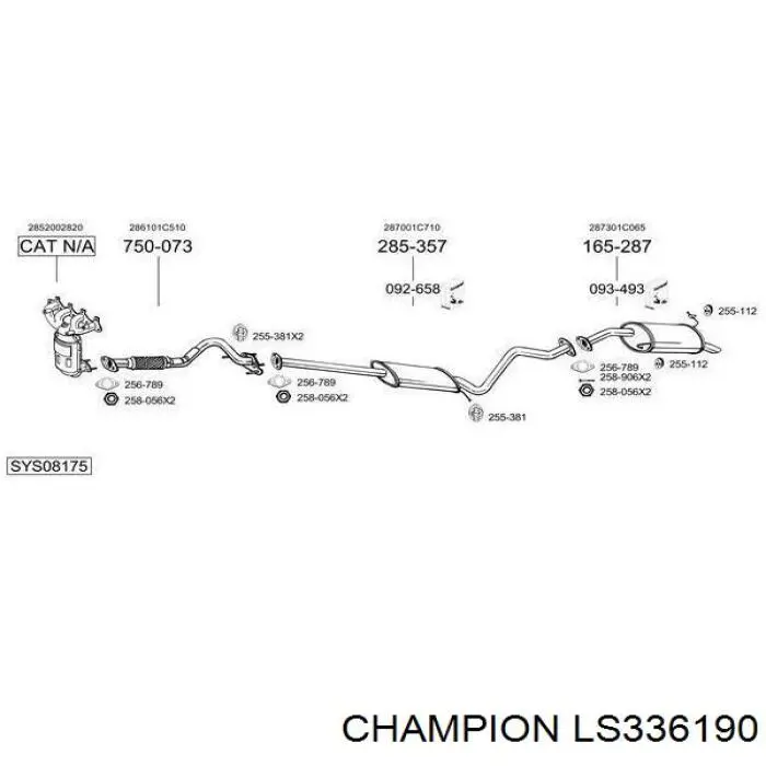 6596257 Ford Провода высоковольтные