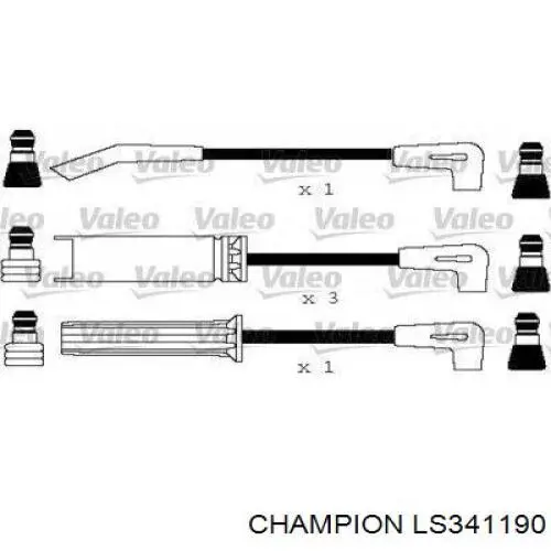 LS341190 Champion высоковольтные провода