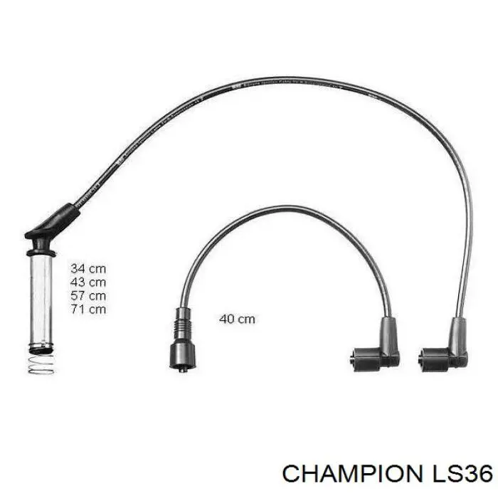 Высоковольтные провода LS36 Champion