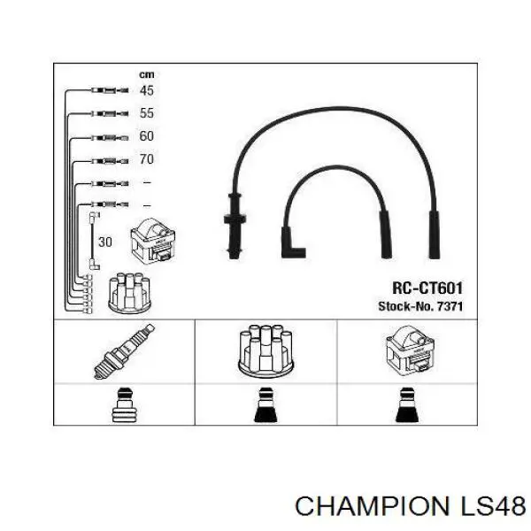 Провода зажигания Champion LS48 цена, от 18.52 USD