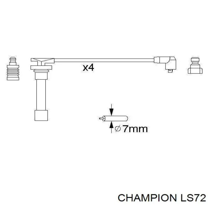Купить 2245053J85 Nissan/Infiniti Провода высокого напряжения