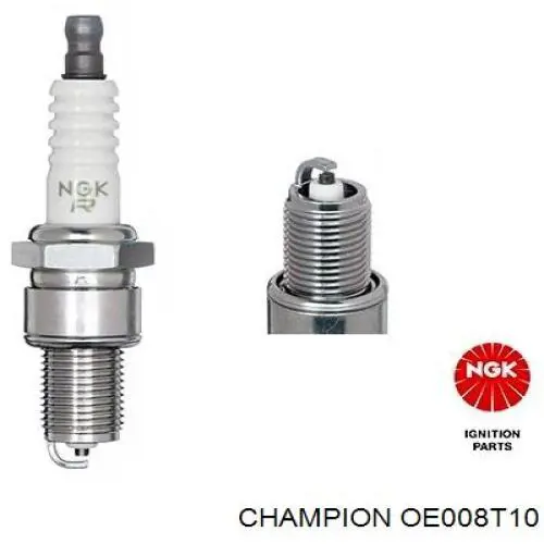 Свеча зажигания Champion OE008T10 цена, от 2.86 USD