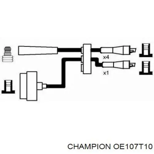 Купить OE107T10 Champion Свечи автомобильные