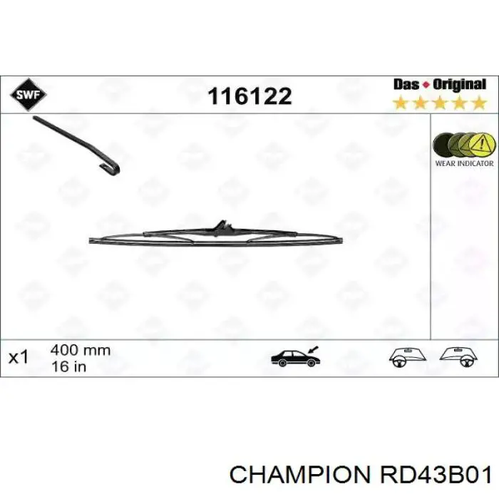 Щетка-дворник лобового стекла, пассажирская Nissan/Infiniti AY00JUDZ2R цена, от 4.77 USD