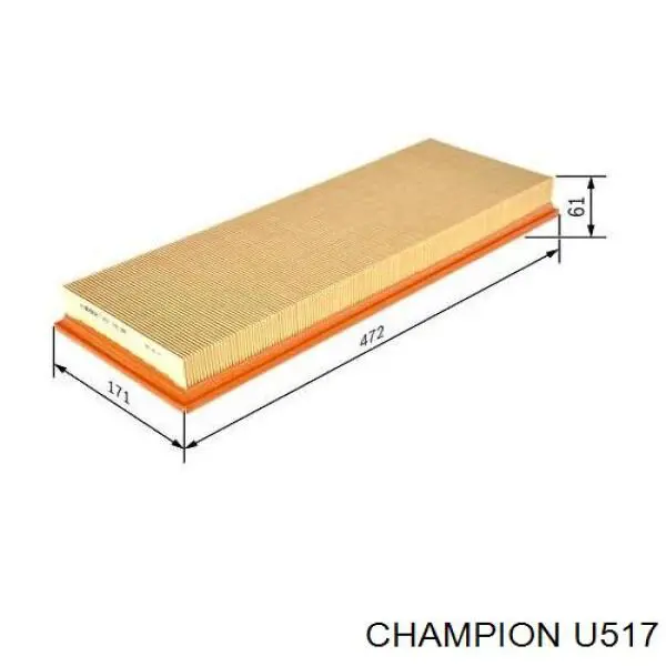 CA4579 Fram Воздушный фильтр двигателя