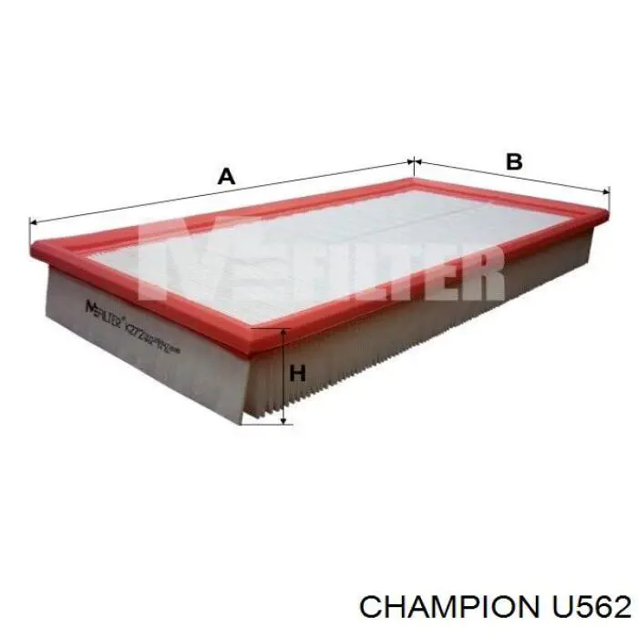 Воздушный фильтр U562 Champion