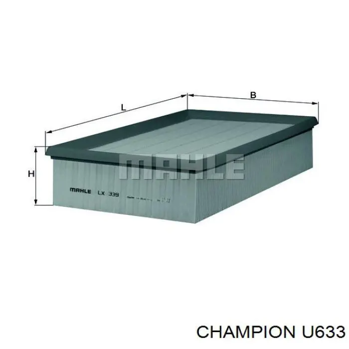 Фільтр повітряний U633 Champion